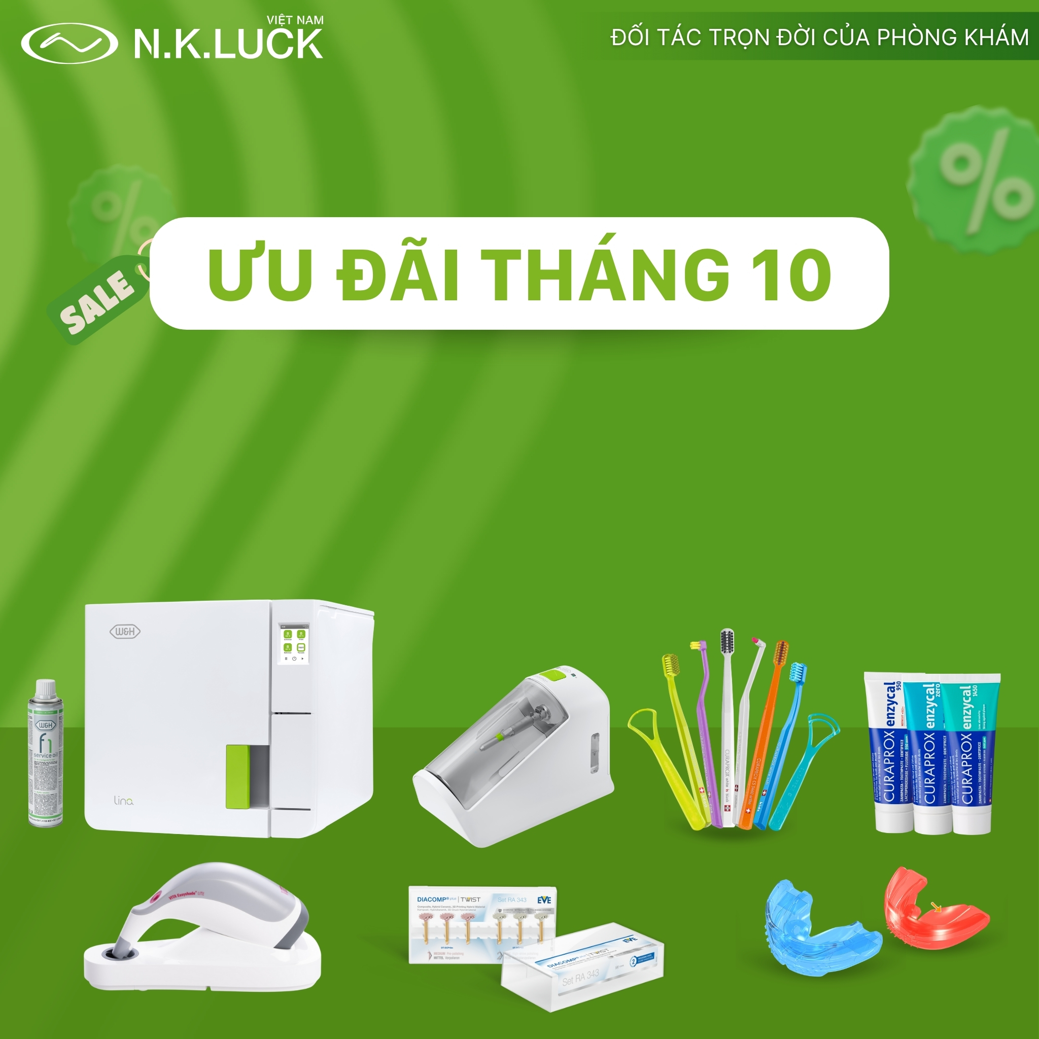 Chương trình khuyến mãi tháng 9 NK Luck Việt Nam - Ưu đãi giảm giá đặc biệt
